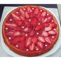 El cooksnap de 🌌TuonelaDriade🌳 cuando hizo Cheesecake con fresas 🍓💕.