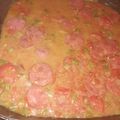 El cooksnap de Seii Gomez cuando hizo Salchichón en salsa de tomate.