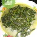 Cooksnap dari Nadhifah Ummu untuk resep Sayur Daun Singkong
