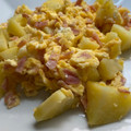El cooksnap de Andrés cuando hizo Patatas con huevos y bacon.