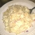 El cooksnap de Valentina Andriollo cuando hizo Fideos con Salsa blanca.