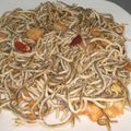 El cooksnap de Merche Ortega cuando hizo Gulas con gambas.