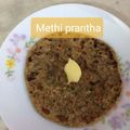Rita mehta का कुकस्नैप जब उन्होंने मेथी के पराठे आलू के सब्जी (methi ke parathe aloo ke sabzi recipe in Hindi) बनाया था।
