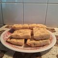 El cooksnap de Cecilia Virlee cuando hizo Fainá de queso y panceta.