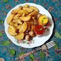 کوک اسنپ بانوی کرمانشاهی بعد از امتحان کردن سیب زمینی با پوست (Potato Wedges).