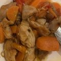 Cooksnap dari Astri Han untuk resep Tumis ayam jamur dengan wortel rasa oriental