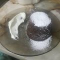 El cooksnap de sofia angeles cuando hizo Volcán de chocolate.