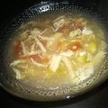 Faiza Butt's cooksnap of when they made Chicken, Corn,Mix Vegetable, Soup🍲🍲🍲😋.