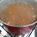 El cooksnap de Analía cuando hizo Guiso de lentejas.