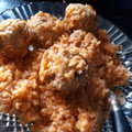 El cooksnap de Yamila Holik cuando hizo Albóndigas de carne picada.