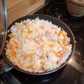 El cooksnap de Iana Juste Hernández cuando hizo Arroz tres delicias.