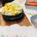 Cooksnap dari Yoes untuk resep Japanese Sushi Cake 🍣 Belah Ketupat ♢ dengan Kardus Jus