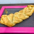 El cooksnap de Felix Pavan cuando hizo Trenza de pan rellena.