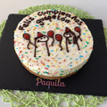 La cooksnap de Paquila74 cuando cocinó Tarta de queso con confitura de fresa 🍓 y galleta integral de avena