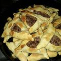 El cooksnap de natalia cuando hizo Fatay (Empanada árabe).