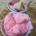 Cooksnap dari cut nehal untuk resep Bolu Kukus Pandan Cokelat Mekar Semua - Asian Steamed Cake