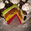 Cooksnap dari Rara Kitty (Ira Rohmawati) untuk resep Steam Rainbow Cake 4 Telur