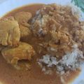 El cooksnap de Alícia Peñarroja Castellet cuando hizo Pollo con salsa de curry y leche de coco.