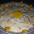 Sadaf Abdul Karim's cooksnap of when they made Mango delight.