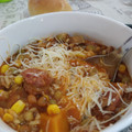 El cooksnap de Belen Vega cuando hizo Guiso de Lentejas (con perejil DeLaHuerta y salsa casera).