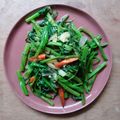 Cooksnap YayiFarha Kitchen semasa beliau membuat Kangkung Goreng Belacan.