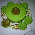 Cooksnap dari Nana Indiasmoko untuk resep Sponge Cake Capuccino Pandan Kukus