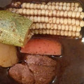 El cooksnap de Ariseny Solís Adalid cuando hizo Mole de Olla.