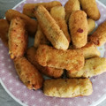 El cooksnap de Zaira cuando hizo Croquetas de berenjenas, champiñones y jamón.
