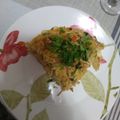El cooksnap de María Consuelo Valenzuela Peña cuando hizo Tortilla de tallarines/pollo y verduras.