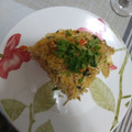 El cooksnap de María Consuelo Valenzuela Peña cuando hizo Tortilla de tallarines/pollo y verduras.