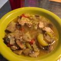 El cooksnap de Nacho Albarrán cuando hizo Pollo con verduras y champiñones.