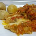 El cooksnap de Tamara Ríos Hernández cuando hizo Merluza al horno con mayonesa y guarnición de la mía mamma.