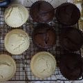 El cooksnap de Inés cuando hizo Muffins veganos de cacao, café y arándanos.