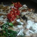 El cooksnap de Ruben Horacio Rojas cuando hizo Pollo al verdeo con champignón.