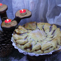 El cooksnap de Las Creaciones de María José cuando hizo Estrella de hojaldre con nocilla.