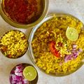 Seema Raghav का कुकस्नैप जब उन्होंने नागपूरी तर्री पोहे (Nagpuri Tarri Pohe recipe in hindi) बनाया था।