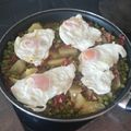 El cooksnap de alby cuando hizo 🌱 Guisantes con jamón y patatas con huevos escalfados 🍳 Estilo “la Finita” 🧑🏽‍🍳.