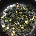 Areeba Muhammed's cooksnap of when they made Moli ka patto ka saag.
