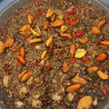 El cooksnap de Ana Barco cuando hizo Arroz negro con calamar.