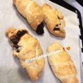 Juhász Vivien Cooksnap-ja, amikor elkészítette a(z) Nutellával töltött kis kiflik dióval megszórva 😋😋 receptet.