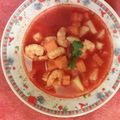 El cooksnap de Esther Soto cuando hizo Caldo de camarón 🦐 #Tescoma.