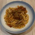 Cooksnap dari Happy untuk resep Spagheti bolognaise mudah 4 bahan saja