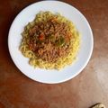 Joyce Ng'ong'a's cooksnap of when they made Minced meat and spaghetti.