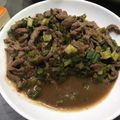 龍龍九 的 快炒店人氣料理 蔥爆牛肉(不勾芡) cooksnap