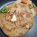 Sampa Chandra's cooksnap of when they made পাঞ্জাবি লাচ্ছা আলু পরোটা (punjabi laccha alu paratha recipe in bengali).