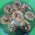 El cooksnap de Gabriela cuando hizo Galletas de banana🍌y avena con dulce de leche light y nuez 😄.