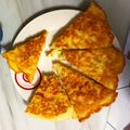 洪映婷 的 鮮蝦蔬菜蛋煎餅（也能做寶寶副食品） cooksnap