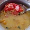 El cooksnap de Paula Rodriguez Sanhueza cuando hizo Porotos granados con mazamorra.