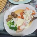 Cooksnap dari Momkhalisha Irenabid untuk resep Salmon steak with creamy mushroom sauce