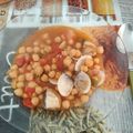 El cooksnap de Sandra cuando hizo Potaje de almejas y garbanzos.